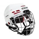Шолом хокейний з сіткою дитячий CCM Tacks 70 Hockey Helmet Combo - Youth