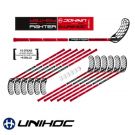 Набір ключок для флорболу Unihoc FIGHTER 12 sticks + 6 balls Floorball set