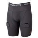 Шорти компресійні із захистом паху та липучками Bauer Pro CMFLock Jock short SR.