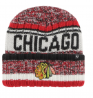 Шапка зимова 47 Brand Knit Beanie - ROUTE Chicago Blackhawks(Оригінал)